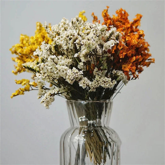 40-50cm, Natural Dried Crystal Grass Flowers, Real Forever Lover Flower Bouquets, Arrangement for Wedding Decoration, Home Decor