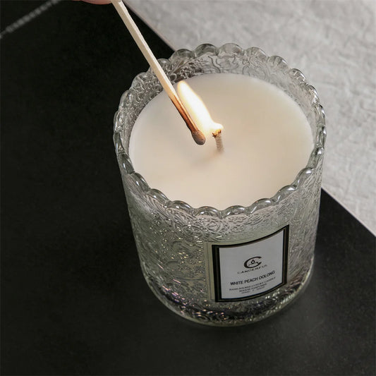 Scented Candle Natural Essential Oil, Luxury Scented Soy Jar Candle Gifts, Highly Scented, to Promote Sleep & Relieve Stress