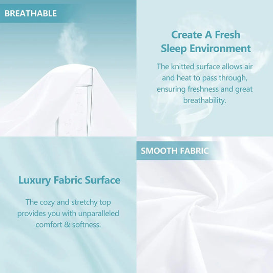 Mattress Cover Waterproof For Baby Potty Training Bed Sheet Protector with Deep Pocket Machine Washable
