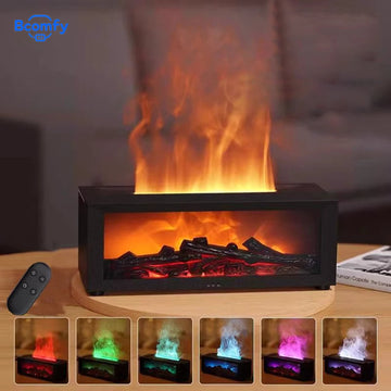 Mini Air Humidifier USB Electric Aroma Diffusers Essential Oil Purifier For Car Home Bedroom With Light and Remote Control
