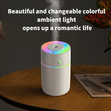Portable humidifier color USB humidifier suitable for indoor and car mini air atomizer aromatherapy and essential oil diffuser