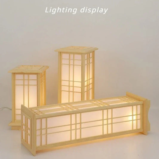 Modern Floor Lamp Living Room for Bedroom Bedside Home Decoration LED Light Solid Wood Lampshade Sofa Dining Study Table Fixture