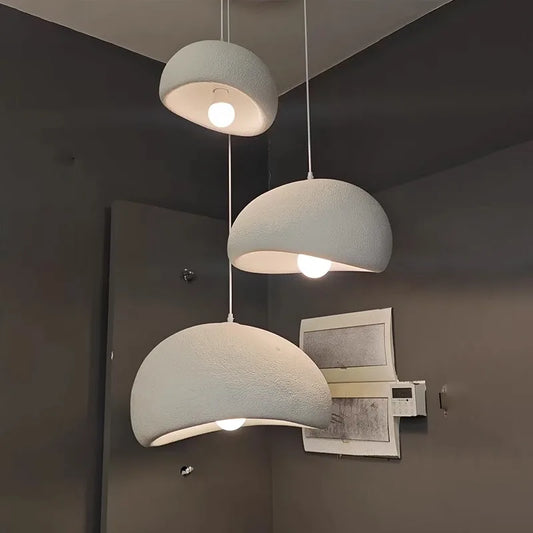 Modern Handmade Wabi Sabi E27 Ceiling Chandelier Lustre Home Decor Interior Restaurant Pendant Light Living Room Bedroom Fixture