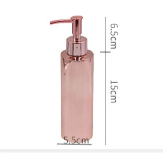 304 Stainless Steel Rose Gold Hand Liquid Soap Dispensers for Bathroom Shower Shampoo Dispensers