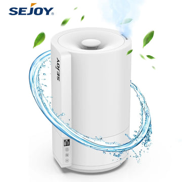 Sejoy Humidifiers for Bedroom Large Room, Cool Mist Humidifiers Quiet, Ultrasonic Air Humidifier for Baby Plant