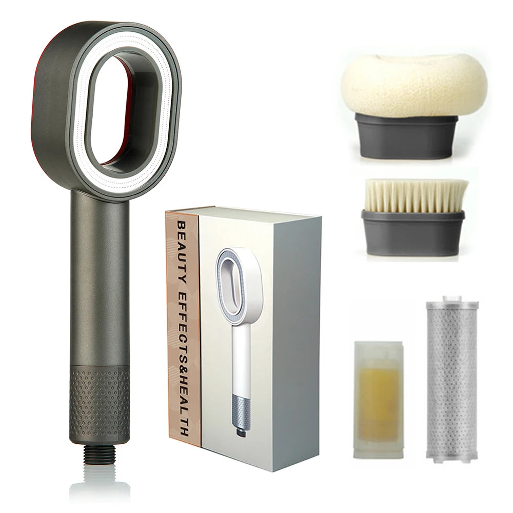 Filter Shower Head High Pressure Water Saving Spray Handheld Beauty Showerhead Water Filtration Shower Bathroom Accessories