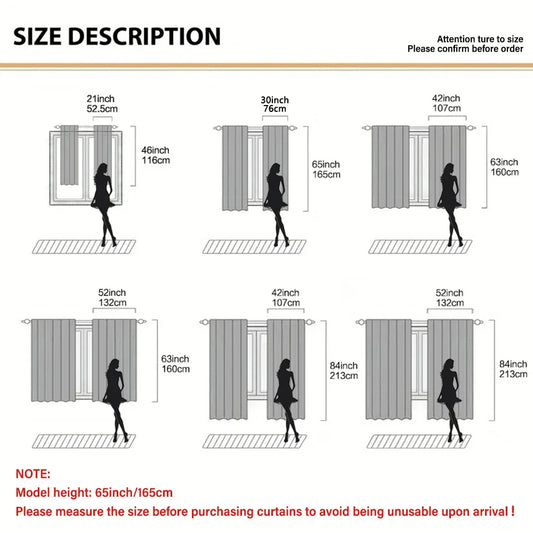 2pcs Tree Hole Bookshelf Printed Curtain - Artistic Home Decoration Curtains, All Season Decorative Curtains