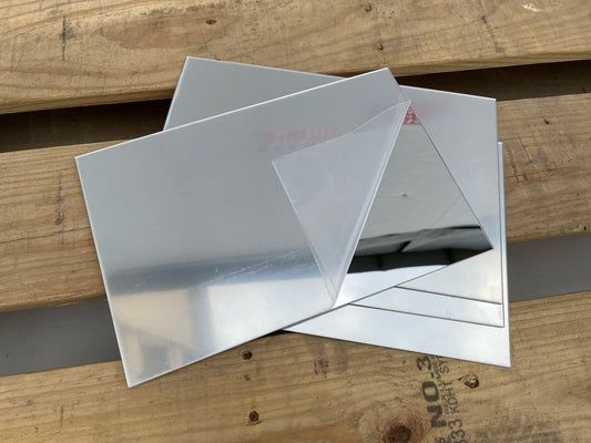 200x300mm Rectangle Self Adhesive Silver Acrylic Mirror,Non Glass Safety Mirror for Classroom Baby Kids Playroom Home Wall Decor
