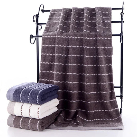 Large 100% Cotton Bath Towels – Extra Absorbent, Quick-Dry & Soft Luxury Bathroom Towels | NaturalBuiltHome