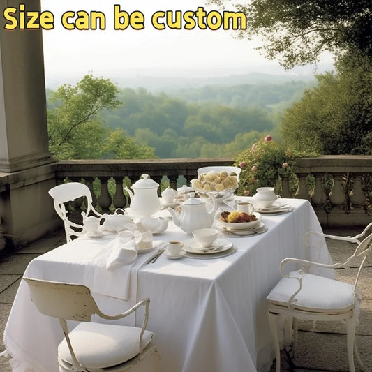 Solid color conference banquet hotel dining table exhibition advertising tablecloth officetable cloth art rectangular tablecloth