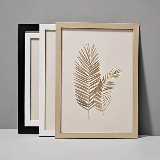 3pcs Black White Apricot A4 A3 Solid Wood Photo Frame Mounted on The Wall or Desktop Poster Frame Comes with Hardware