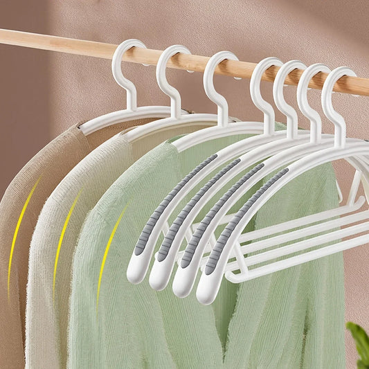 Thick and Wide Shoulder Household Non-slip Hanger Plastic Drying Rack Used To Hang Clothes Wholesalers Hangers for Clothes